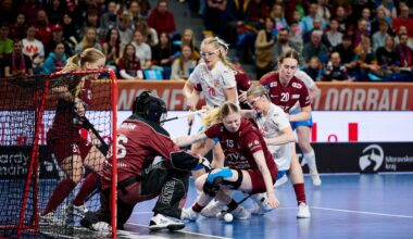 Latvijas florbolistes pasaules čempionātā piedzīvo otro neveiksmi / Raksts