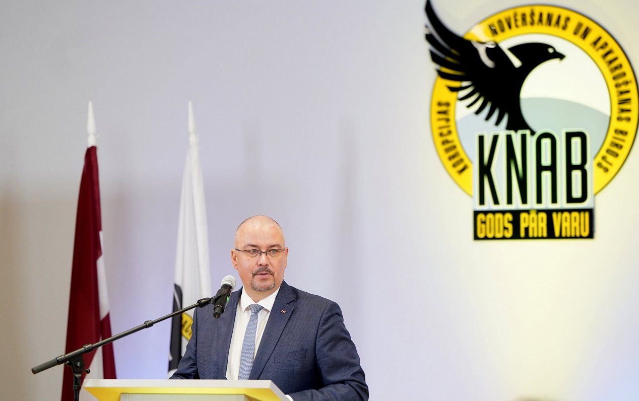 Korupcijas novēršanas un apkarošanas biroja (KNAB) priekšnieks Jēkabs Straume