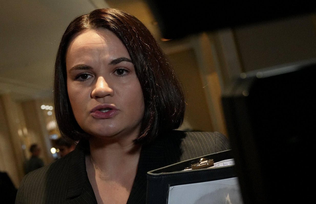 Baltkrievijas demokrātiskā līdere Svjatlana Cihanouska