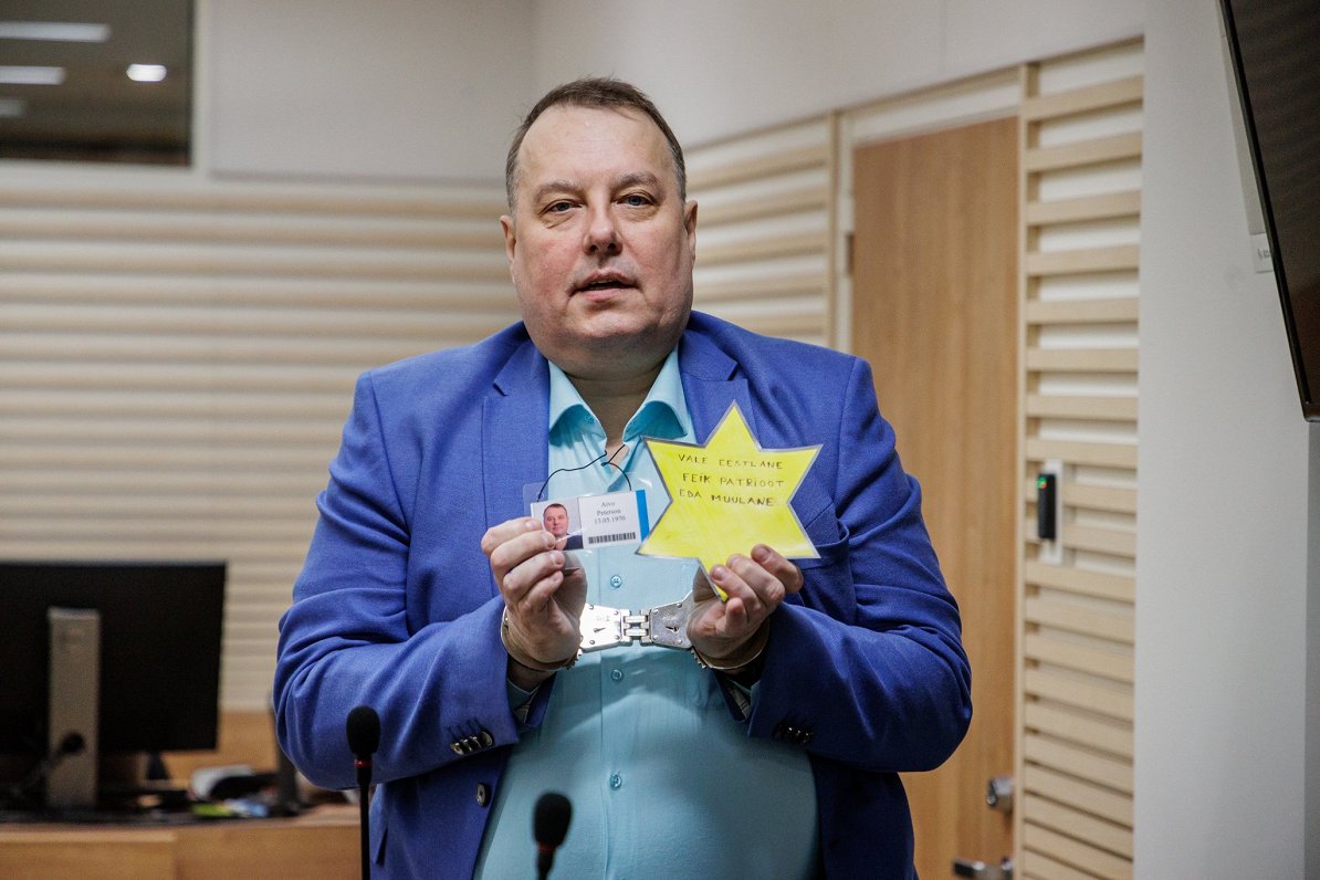 Igaunijas prokremliskais politiķis Aivo Petersons par valsts nodevību sodīts ar 14 gadu cietumsodu