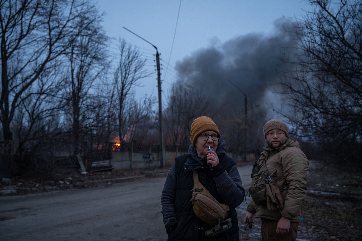 Artilērijas trieciens Kramatorskā