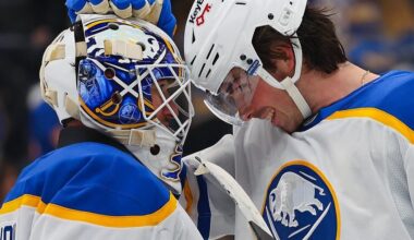 "Sabres" sasniedz garāko uzvaru sēriju septiņu gadu laikā, zviedri nokārto "Canucks" panākumu