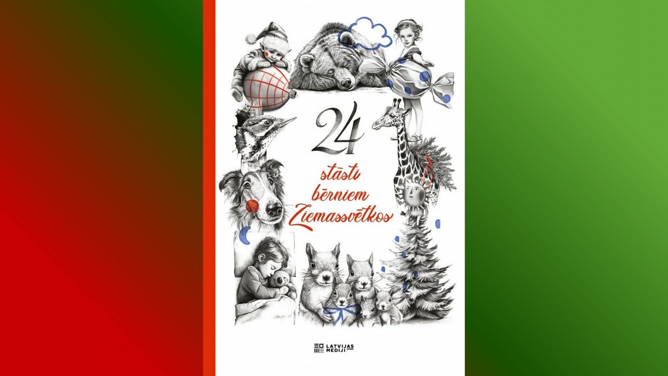 Grāmata "24 stāsti bērniem Ziemassvētkos"