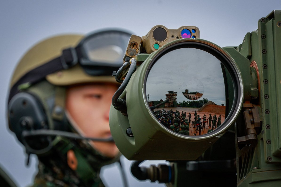 Taivānas militārie spēki mācībās