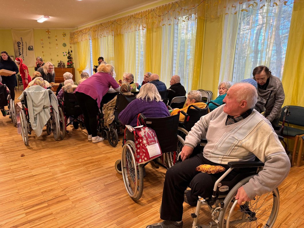 Ziemassvētki aprūpes centrā "Gauja"
