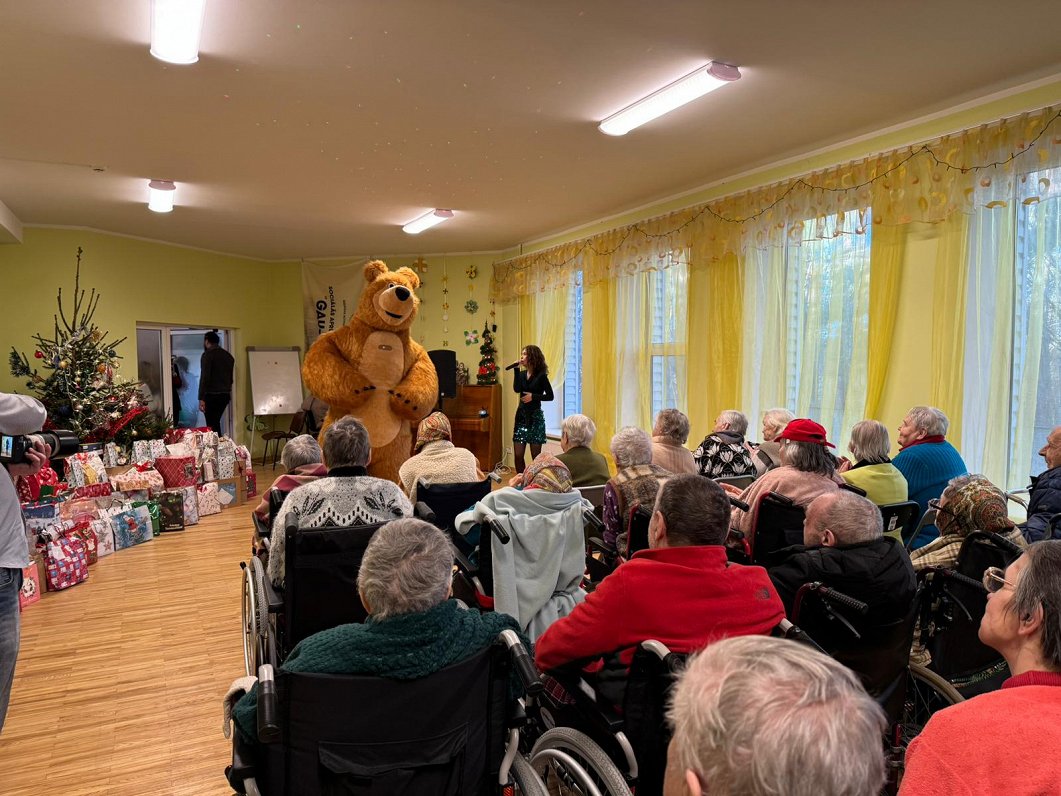 Ziemassvētki aprūpes centrā "Gauja"