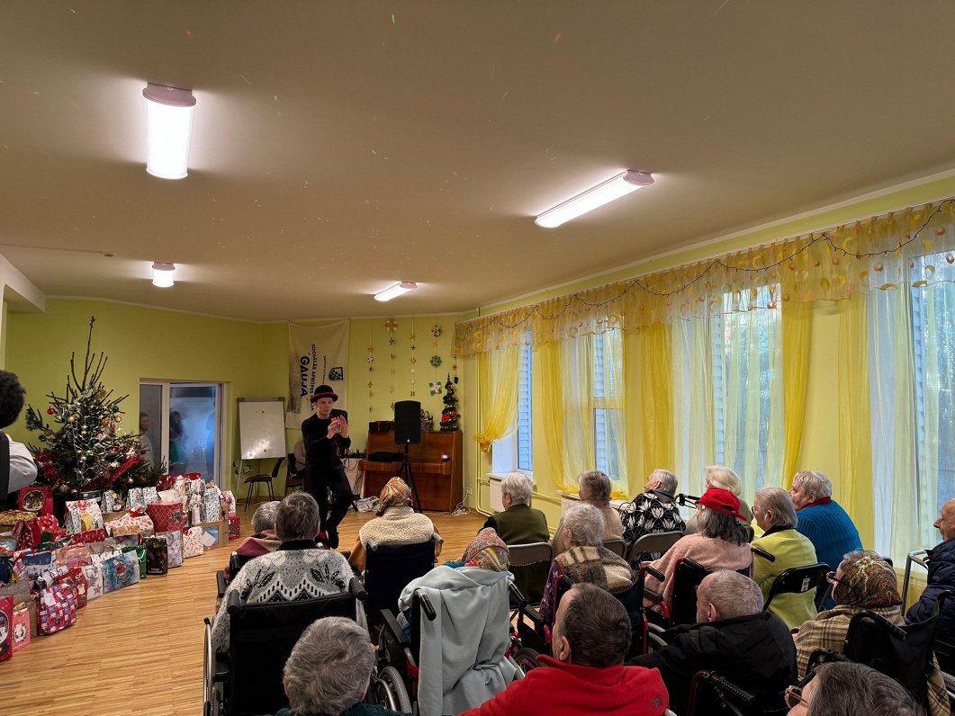 Ziemassvētki aprūpes centrā "Gauja"