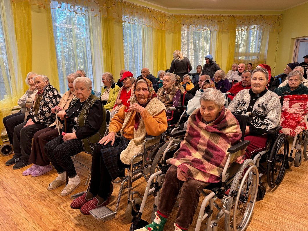 Ziemassvētki aprūpes centrā "Gauja"