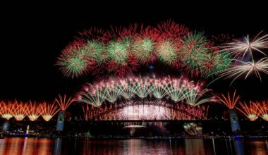 Austrālijā un citviet Jaunais gads jau sagaidīts / Raksts