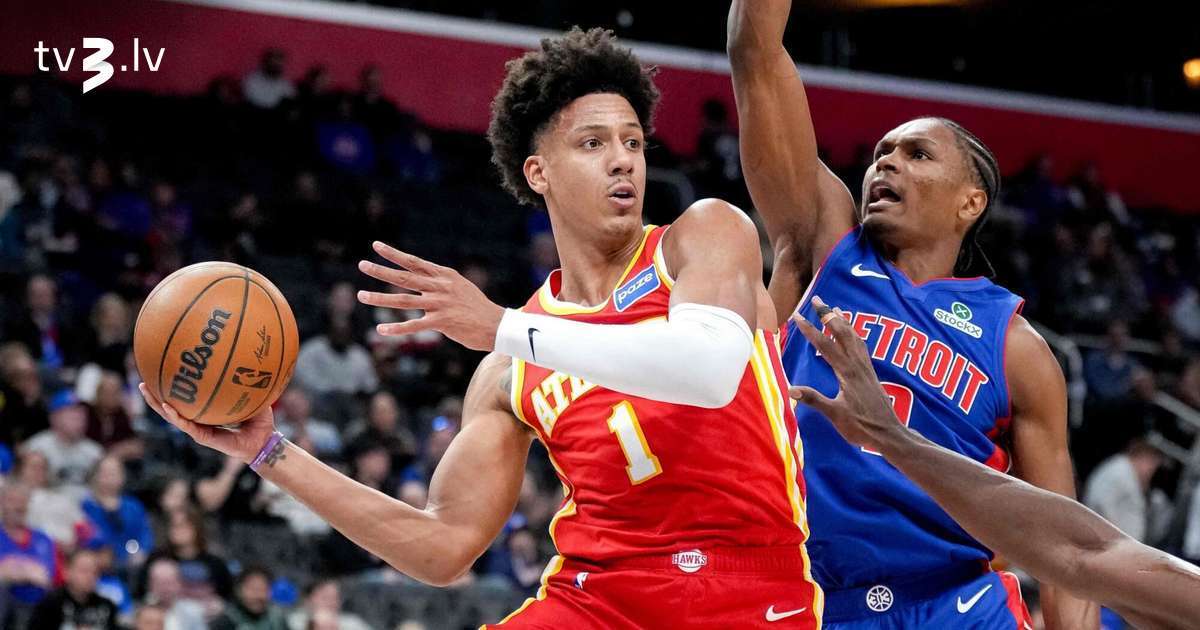 “Hawks” bez Porziņģa atzīst Austrumu konferences līderu “Pistons” pārākumu - tv3.lv