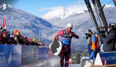 Latvijas kamaniņu braucēji ar jaukto pāru sacensībām sāk jauno Pasaules kausa sezonu