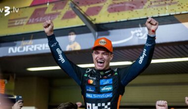 Noriss pirmo reizi karjerā izcīna F1 čempiontitulu