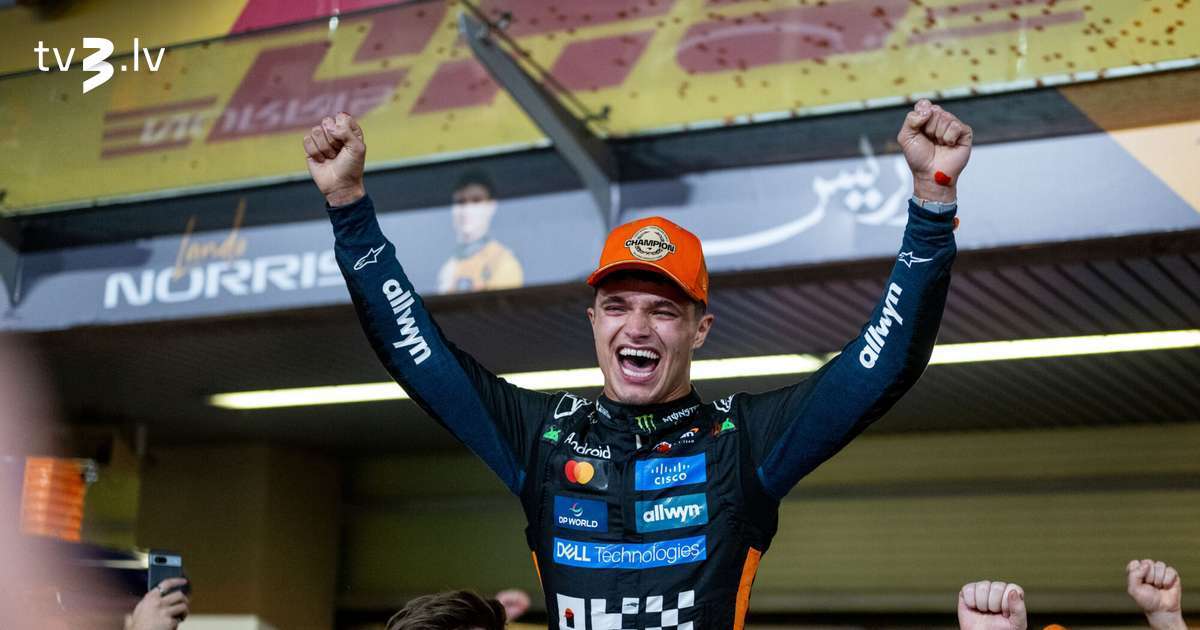 Noriss pirmo reizi karjerā izcīna F1 čempiontitulu