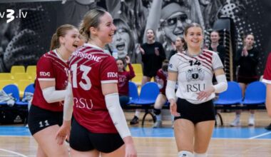 RSU volejbolistes uzvar “Mārupes SC” un triumfē Latvijas kausā