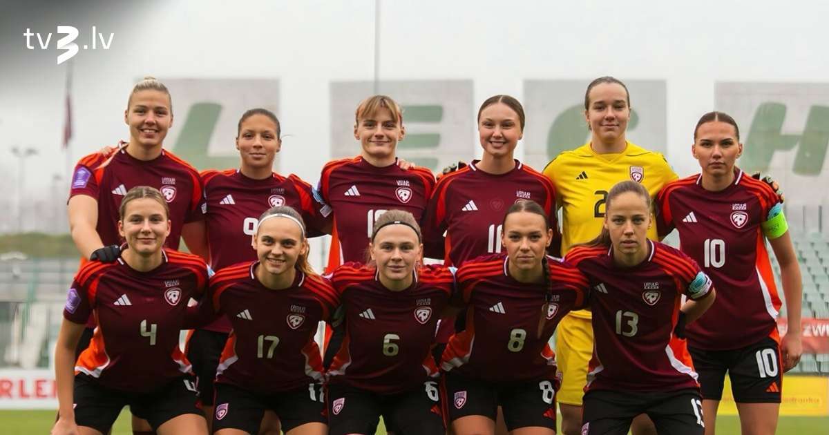 Latvijas futbolistes pārbaudes mačā atzīst Eiropas čempionāta dalībnieces Polijas pārākumu