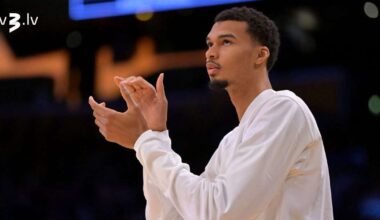 “Spurs” spīdeklis Vembanjama laukumā varētu atgriezties NBA kausa pusfinālā