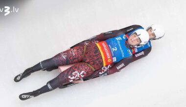 Latvijas kamaniņu sportisti Pārksitijas trasē sāks vieninieku un divnieku sacensības