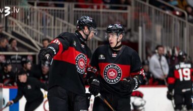 VIDEO: Vilmanis "Checkers" sausajā uzvarā gūst savus sestos vārtus AHL sezonā - tv3.lv