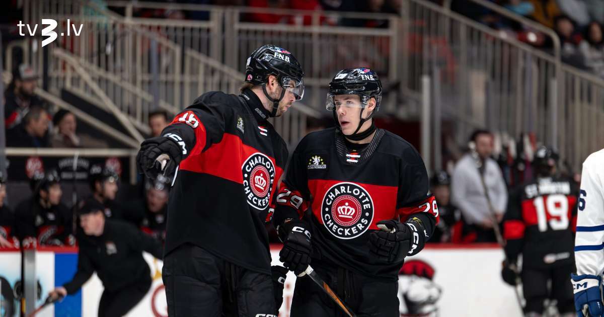 VIDEO: Vilmanis "Checkers" sausajā uzvarā gūst savus sestos vārtus AHL sezonā - tv3.lv