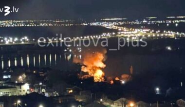 Maskavā masīvs dronu uzbrukuma – atskan sprādzieni, redzamas liesmas