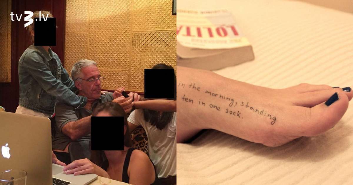 Publiskoti jauni attēli saistībā ar seksa noziedznieku Epstīnu, kā arī noslēpumaina īsziņa