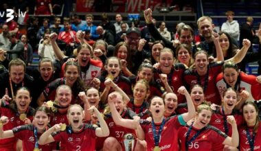 Šveices florbolistes pēc 20 gadu pārtraukuma kļūst par pasaules čempionēm