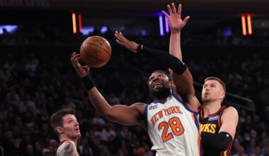 Porziņģis Ņujorkā aizvada karjeras 516. spēli un panāk Biedriņu – Basketbols – Sportacentrs.com