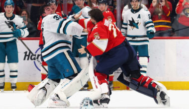 Balinskis laukumā visos ielaistajos vārtos, ''Panthers'' klupienā saplūcas vārtsargi – Hokejs – Sportacentrs.com