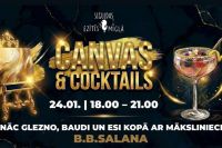 24.I Gleznošanas vakars "Canvas & coctails" Siguldā
