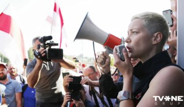 No cietuma atbrīvotā Kaļesņikava aicina ES uz dialogu ar Lukašenko