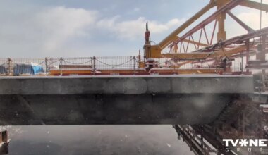 Satiksmes ministrija pieprasa aprēķinus par "Rail Baltica" tilta balsta iekonservēšanu Daugavā