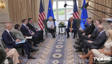 Vācijas vicekanclers brīdina par transatlantisko saišu sabrukumu