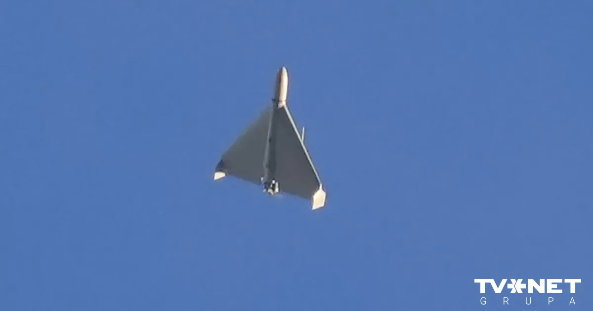 Krievijas iznīcinātāji "Shahed" sasala uzbrukuma laikā Kijivai