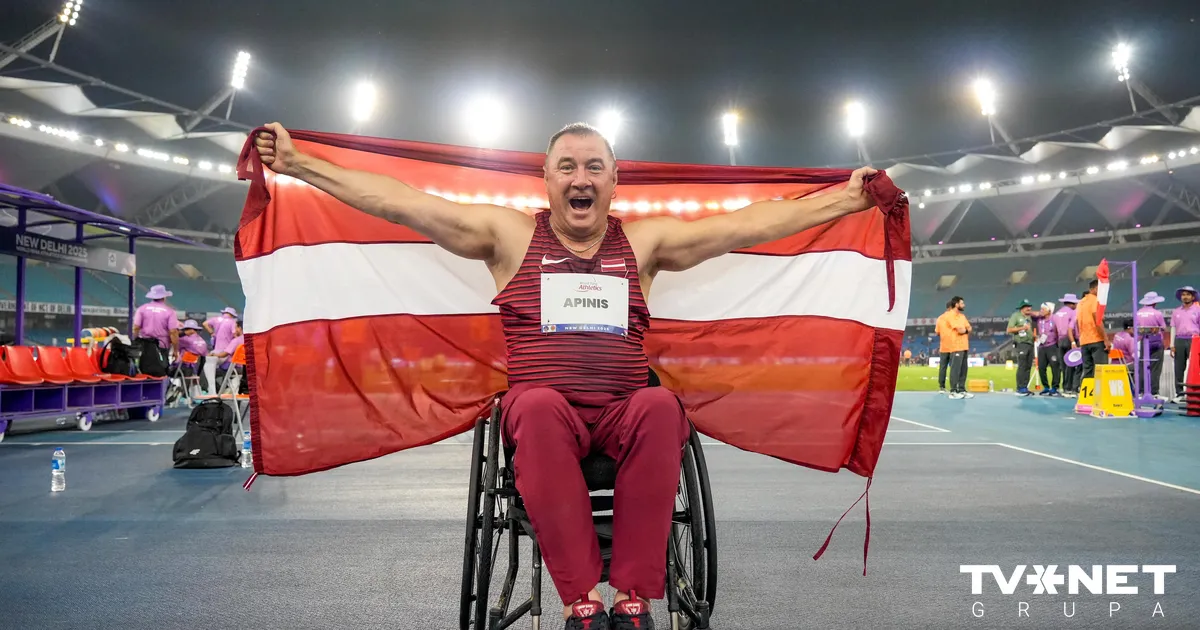 Ogres pašvaldība piešķīrusi Apinim 1000 eiro naudas balvu