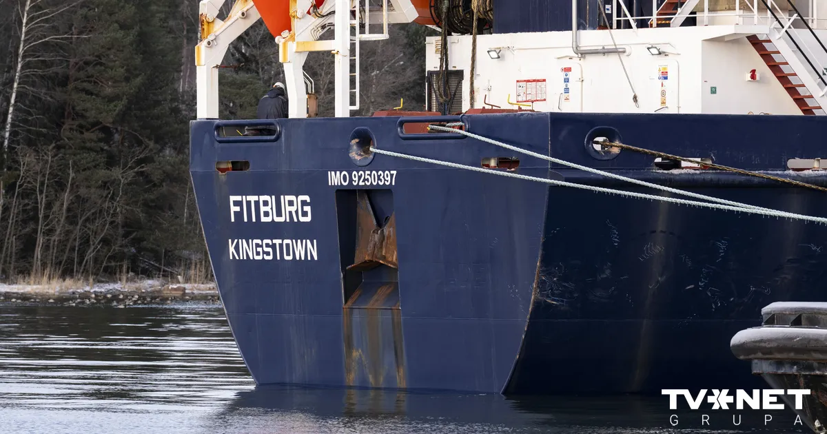 Somija konfiscē aizdomās par sakaru kabeļa Somu līcī bojāšanu turēto kuģi