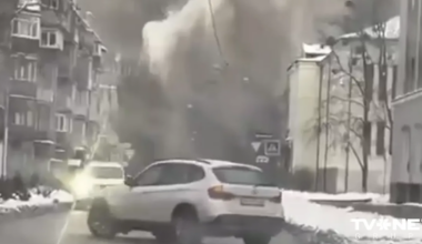 VIDEO ⟩ Krievi ar raķetēm "Iskander" uzbrūk daudzdzīvokļu namiem Harkivā