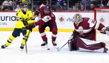 Latvijas hokejisti pasaules junioru čempionātā nepārvar ceturtdaļfinālu