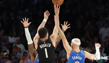 Bukera tālmetiens pēdējā sekundē sagādā zaudējumu NBA līdervienībai "Thunder"