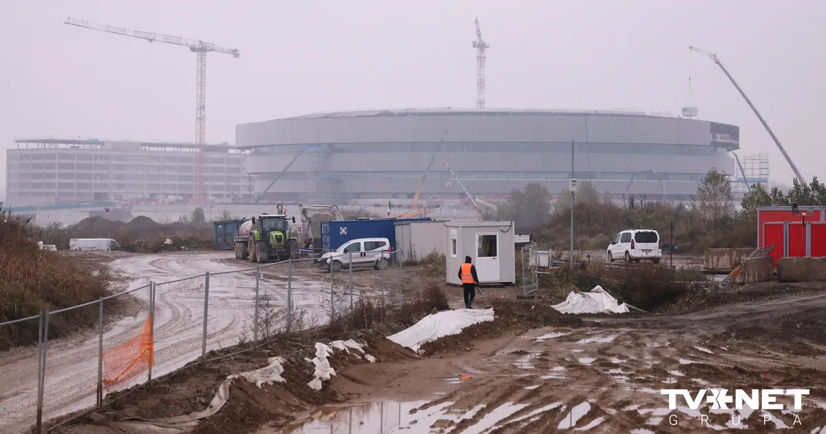 Raizes radījusi arēna, kurā paredzēts aizvadīt hokeja turnīru