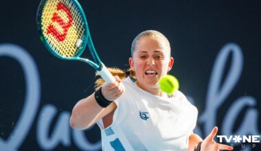 Ostapenko veiksmīgi turpina Brisbenas turnīra dubultspēļu sacensības