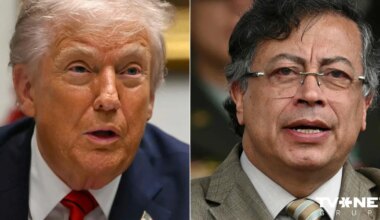 Pēc draudiem Kolumbijai Tramps uzaicina tās prezidentu uz Balto namu