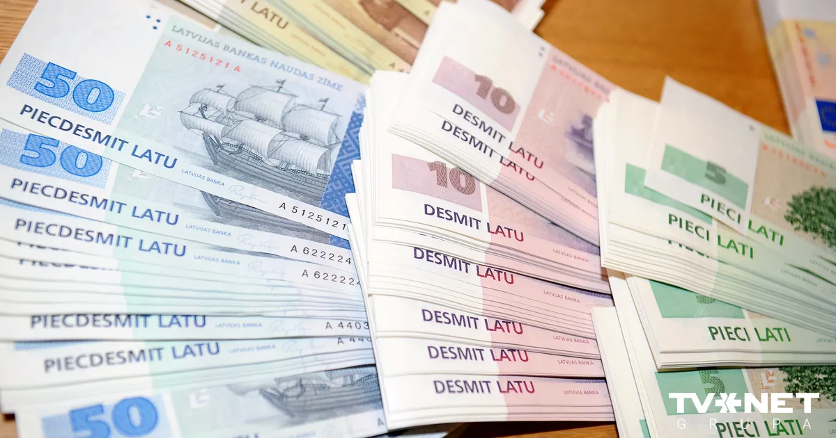 Latvijas Bankā pērn apmainītas latu naudaszīmes teju 750 tūkstošu eiro vērtībā