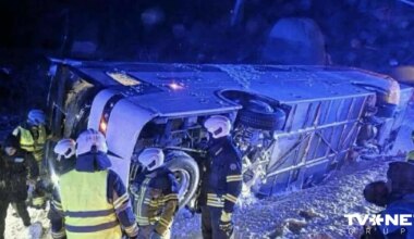 Igaunijā avarējis Kipras vīriešu handbola izlases autobuss