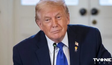 VIDEO ⟩ Tramps grasās pieņemt Venecuēlas opozīcijas līderei piešķirto Nobela Miera prēmiju