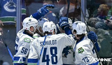 VIDEO ⟩ Ravinskis ar skaistu metienu izrauj uzvaru un tiek atzīts par mača pirmo zvaigzni