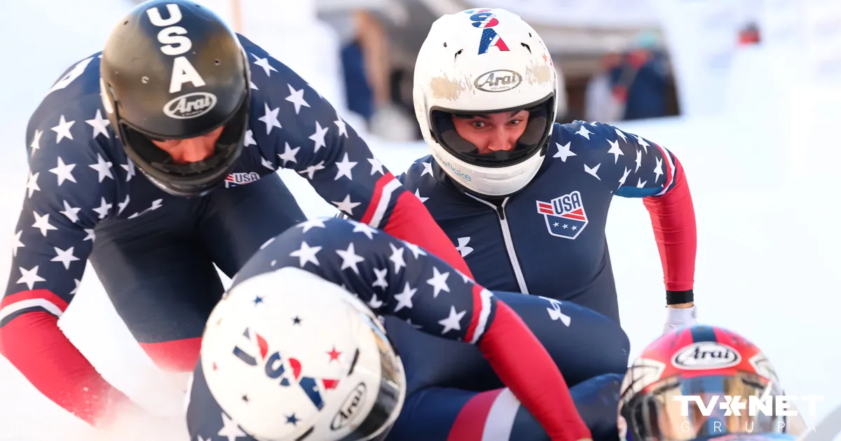 VIDEO ⟩ Smaga neveiksme ASV bobsleja četriniekam – finišu sasniedz tikai pilots