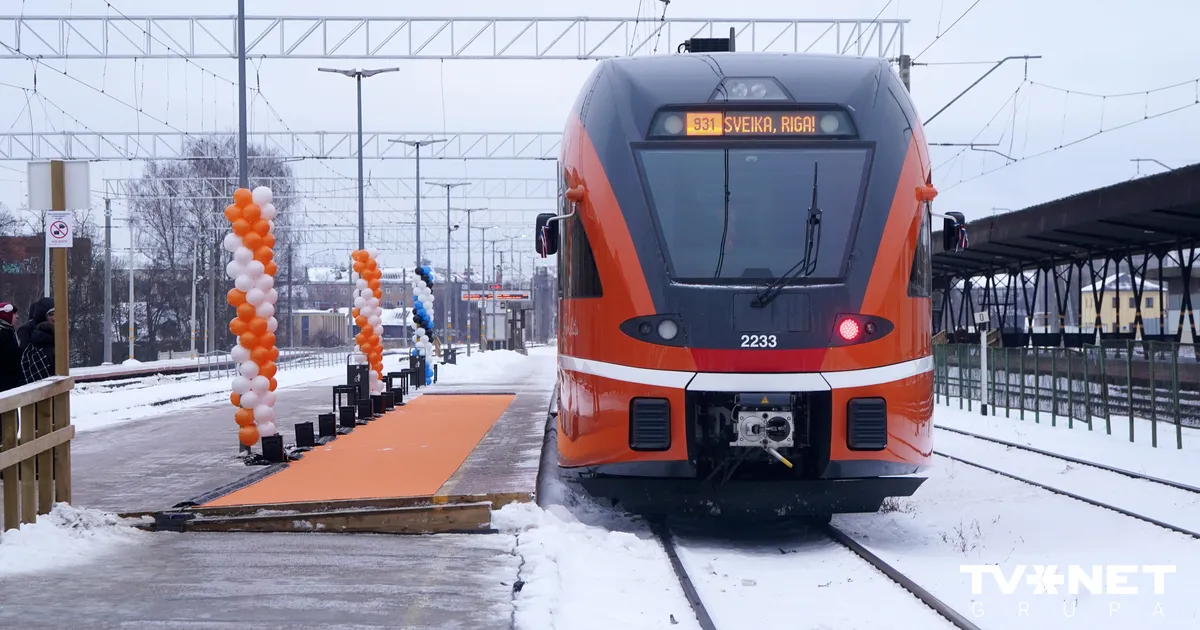 Maršrutā Tallina – Tartu – Rīga tiek uzsākta regulāra vilcienu satiksme