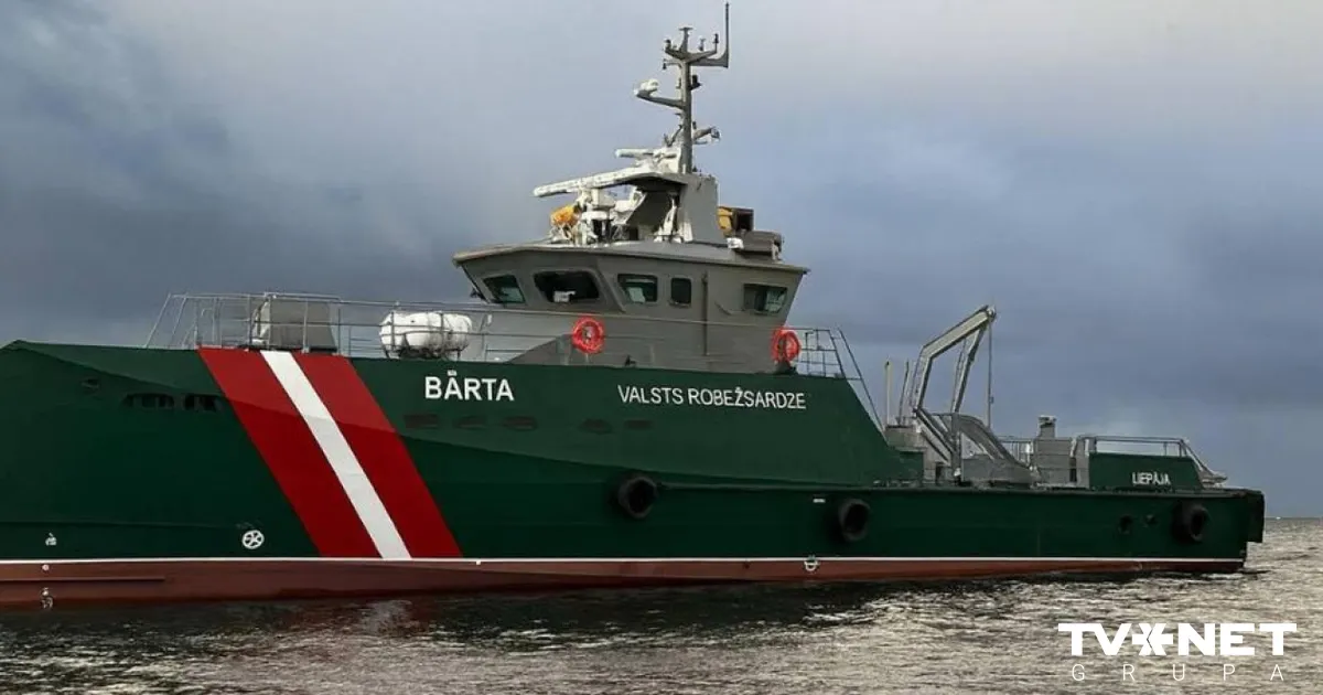 Valsts robežsardze saņem miljonus eiro vērto patruļkuģi