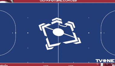 Eiropas čempionāta telpu futbolā finālturnīra spēlēs tiks izmantots unikāls laukuma dizains