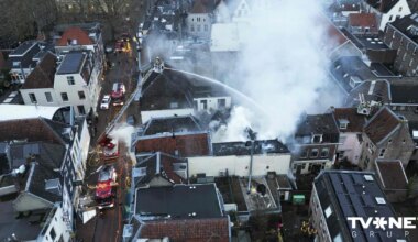 FOTO ⟩ Nīderlandes pilsētā Utrehtā nograndis sprādziens; četri ievainotie